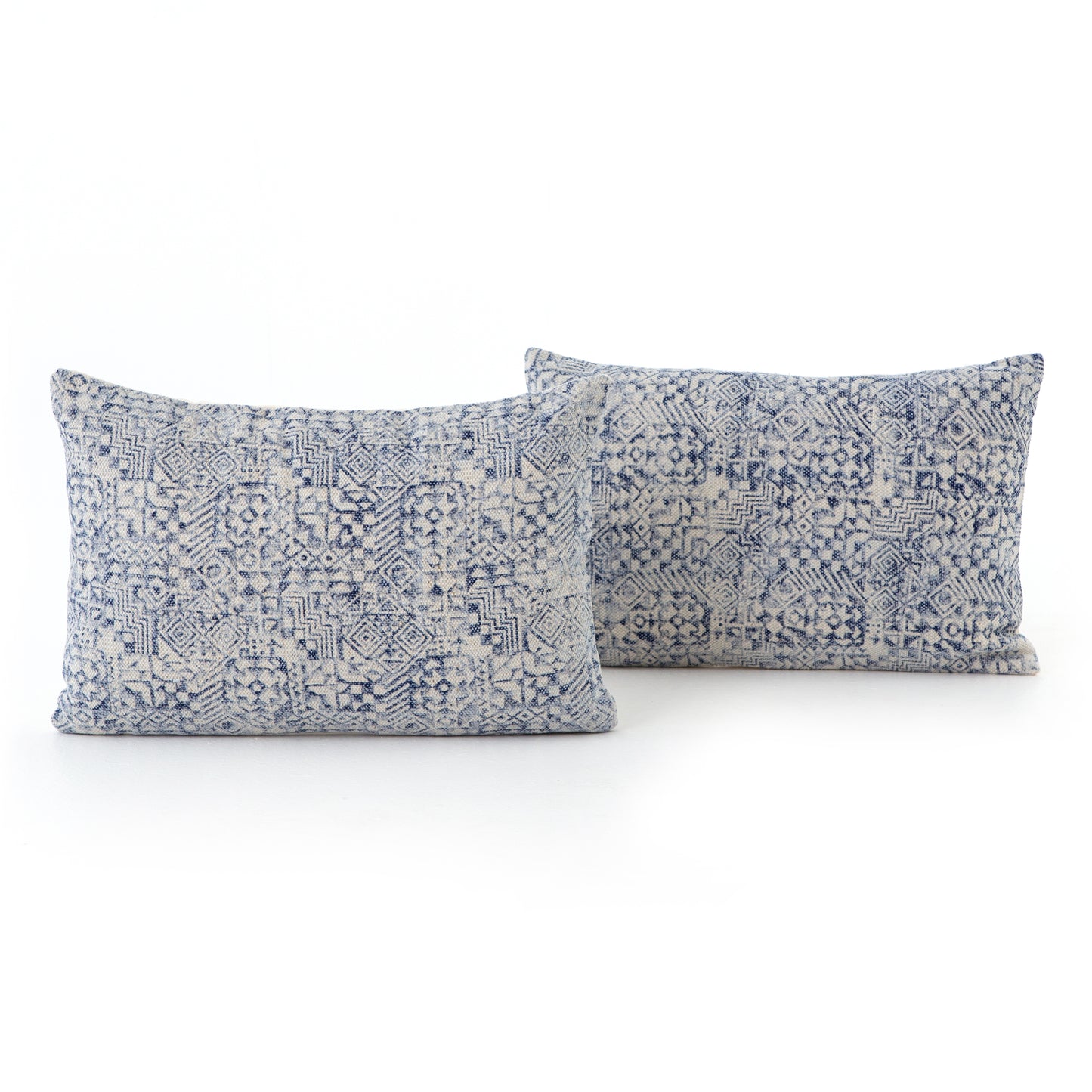 Mosaic Pillow Faded Blue - Set of 2