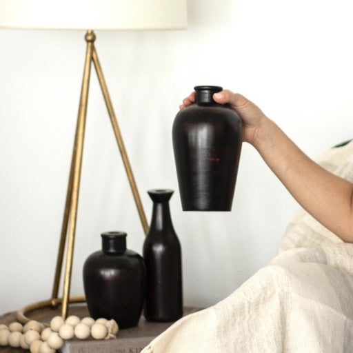 Arya Wood Vase