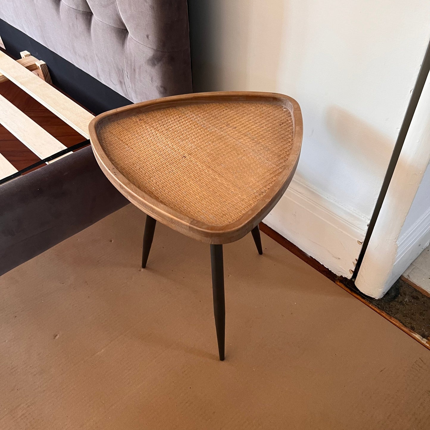 Rollo Rattan Side Table