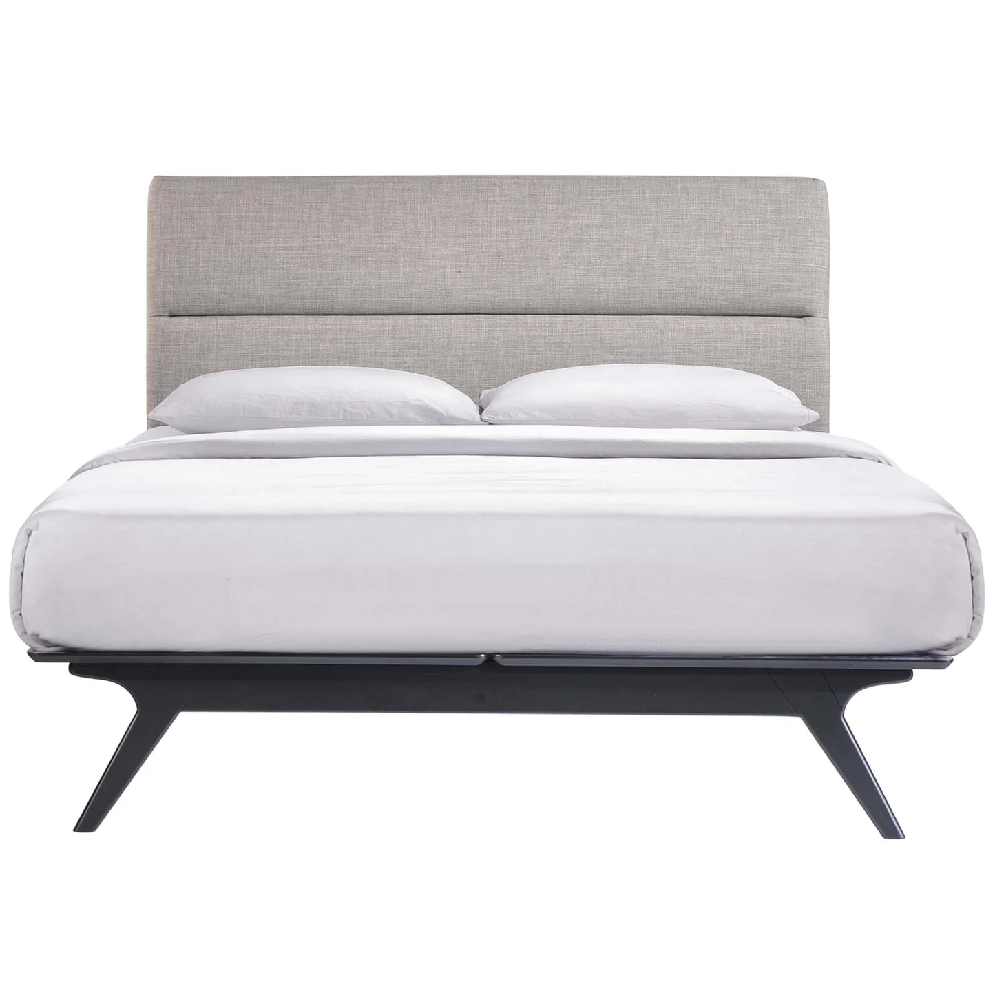 Addison Queen Bed in Black Gray